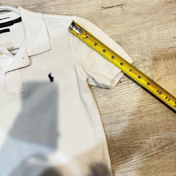 Polo Ralph Lauren Classic Polo Shirt Kids Size 8 100% Cotton -  black pony - Picture 9 of 12